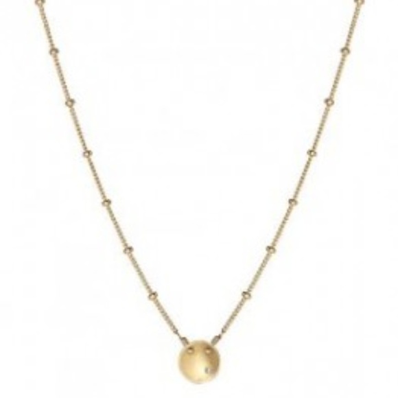 Adina Reyter Jewelry - Adina Reyter Tiny Disc Necklace Vintage 14k Gold